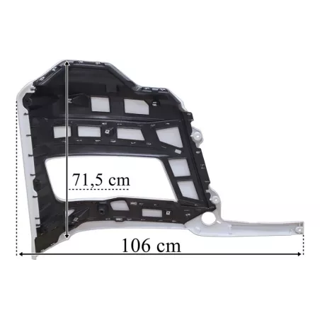 MAN TGX (2021-) Cadre de Phare Gauche Sans Trou Lave-glace