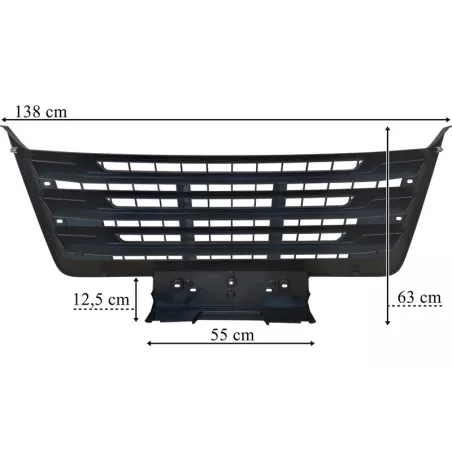 MAN TGX TG3 (2021-) Kühlergrill Chrom
