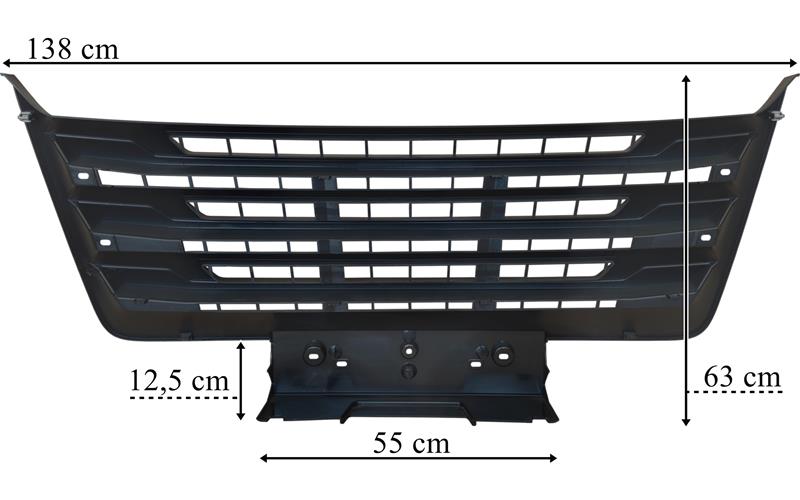 MAN TGX TG3 (2021-) Kühlergrill Chrom