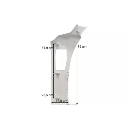 MAN TGX TG3 Rear Mudguard Cover LH (With Hole)