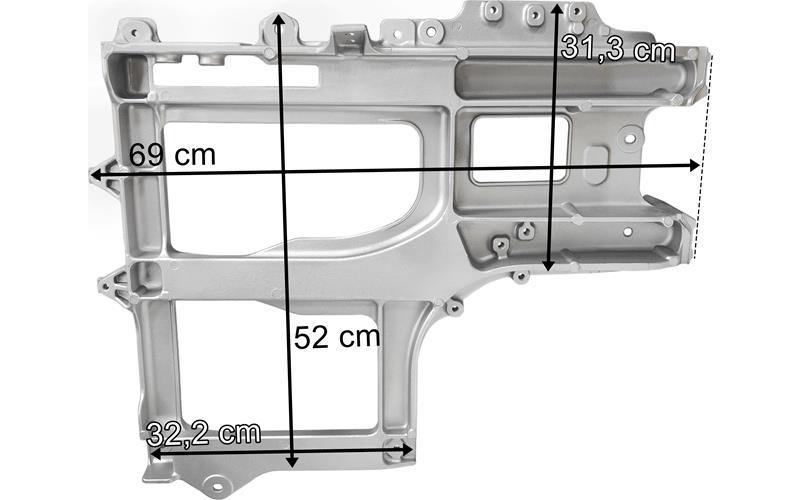 MAN TGX / TG3 Mudguard Mount Bracket LH