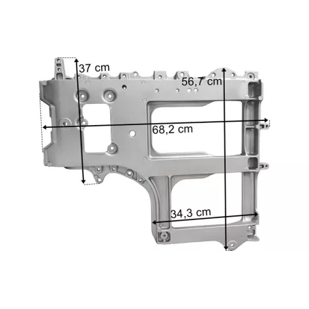 MAN TGX / TG3 Soporte de Montaje de Guardabarros Dch