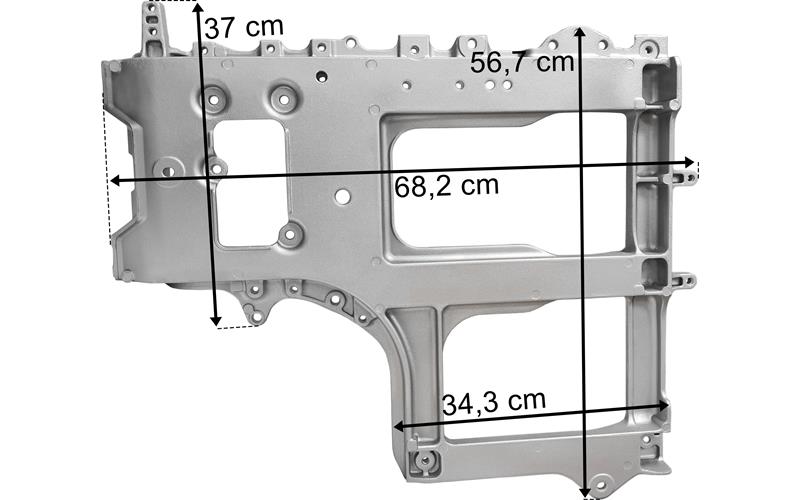 MAN TGX / TG3 Mudguard Mount Bracket RH