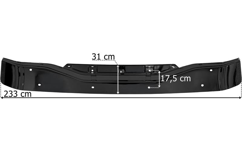MAN TGX TG3 (2021-) СОЛНЦЕЗАЩИТНЫЙ КОЗЫРЁК (НЕПОЛНЫЙ КОМПЛЕКТ)