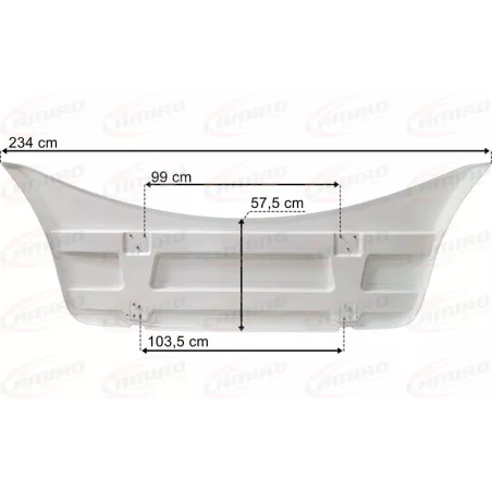 MAN TGX / TG3 XXL Roof Spoiler