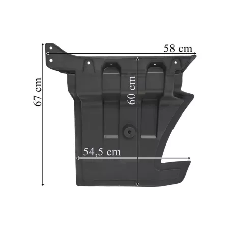 MAN TGS (2021-) Door RH Extension Grey