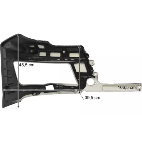 MAN TGS / TG3 (2021-) Headlamp Bezel With Washer LH