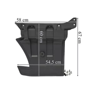 MAN TGS TG3 (2021-) Extensión de Puerta Izq (Gris, con Kit de Montaje)