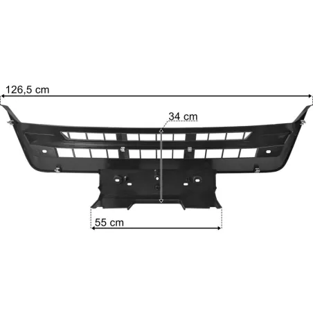 MAN TGS / TG3 (2021-) Lower Grille Black