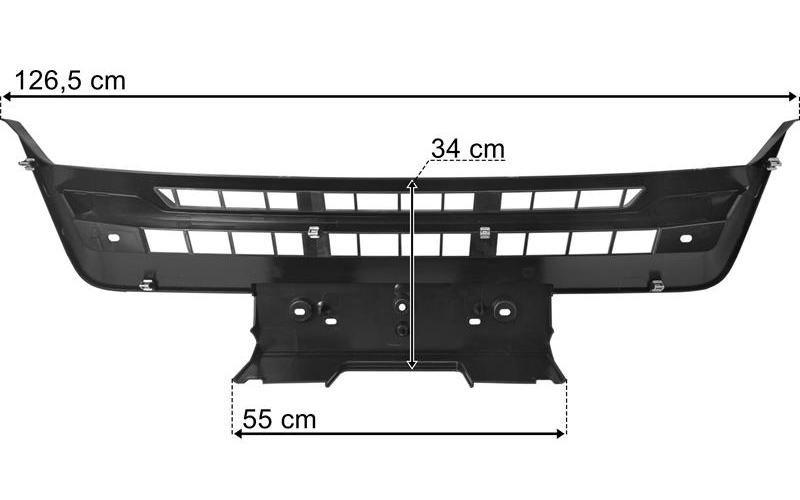 MAN TGS / TG3 (2021-) Lower Grille Black