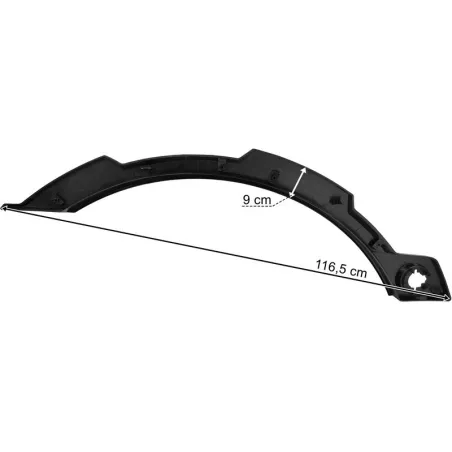MAN TGS TG3 (2021-) Cab Mudguard Extension Strip LH