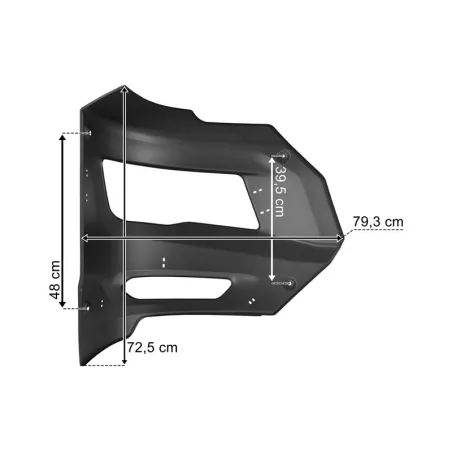 MAN TGS TG3 (2021-) Front Bumper LH (Metal)
