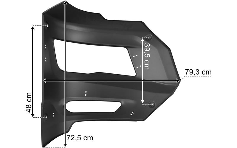 MAN TGS TG3 (2021-) Pare-chocs Gauche (Métal)