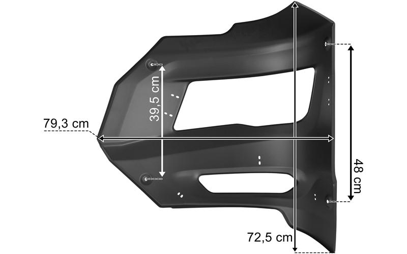 MAN TGS TG3 (2021-) Stoßstange Rechts (Metall)