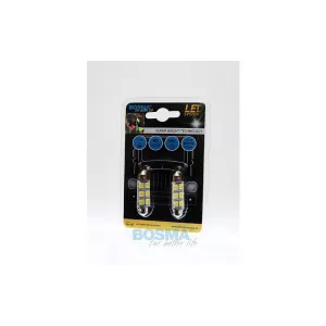 BOSMA BULB 24V 6xLED SMD5050 SV8.5 10x41 6000K WHITE