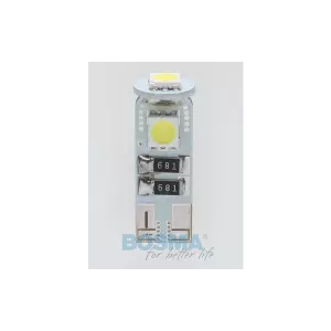 Bosma Bombilla 24V 3xLED SMD5050 T10 6000k Double Polarity CANBUS Blanca (2 Piezas)