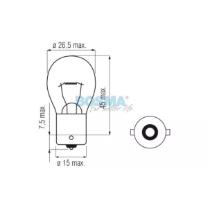 Bosma Bombilla 12V 21W Amarilla