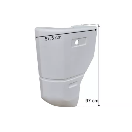 Renault Magnum (-2000) LH Bumper Corner