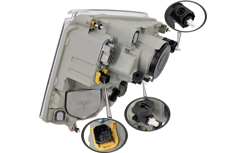 Volvo FL / FE Euro 6 Phare Droit (Réglage Manuel, Sans Moteur)