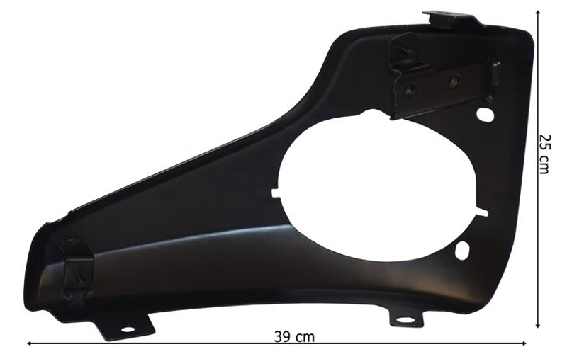Volvo FL Euro6 (2013-) Narożnik Zderzaka Prawy Metalowy z Otworem Na Halogen