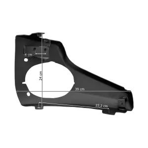 Volvo FL Euro6 (2013-) LH Metal Bumper Corner With Fog Lamp Hole
