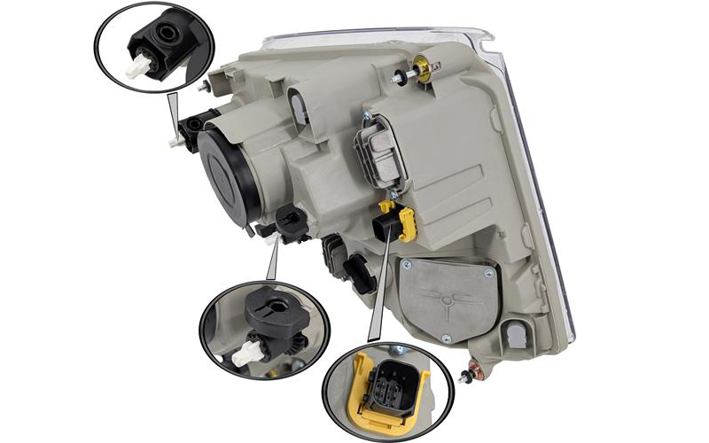 Volvo FL / FE Euro 6 Headlamp LH (Manual Adjustment, Without Motor)