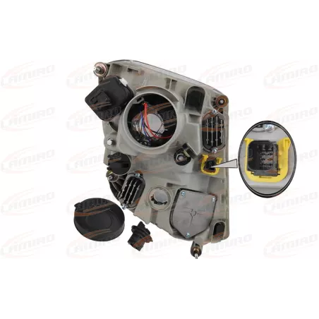 Volvo FL / FE Euro 6 Headlamp LH (Electrically Adjusted, With Motor)