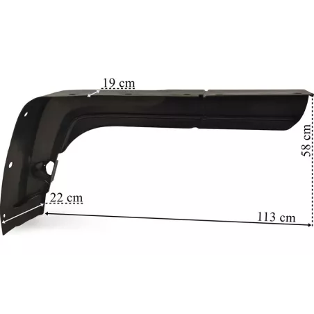 Volvo FL6 (2002-2005) Long Cab Mudguard RH