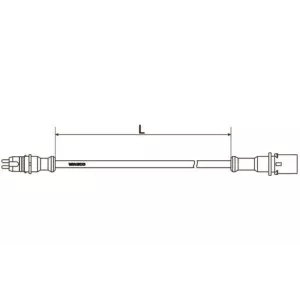 УДЛИНИТЕЛЬ КАБЕЛЯ ДАТЧИКА ABS 4M