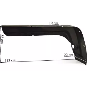 Volvo FL6 (2002-2005) Lange Kabinenkotflügel Links