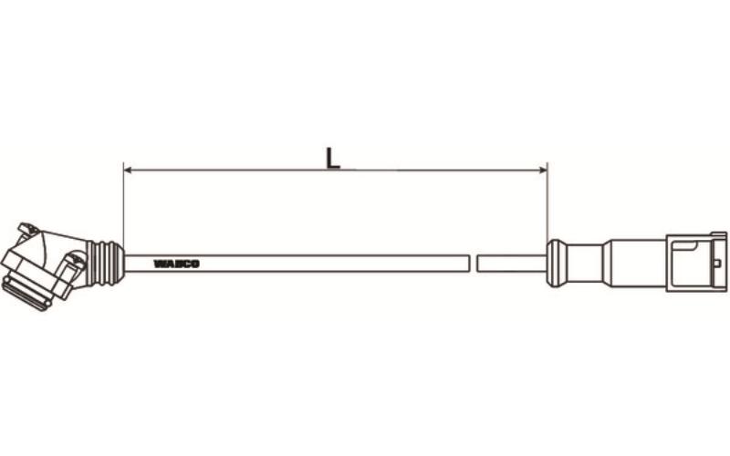 Sensor Cable With Connector 35m 3-pin