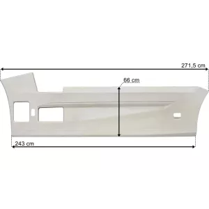 Renault Range T Evo (2021-) Interaxle Side Skirt LH