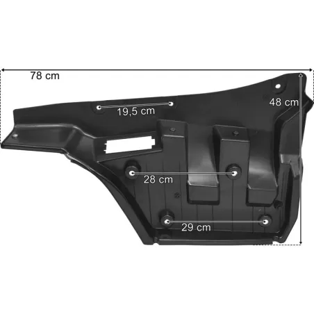Renault Gama T Przedłużenie Drzwi Prawe Wewnętrzne (Niska)