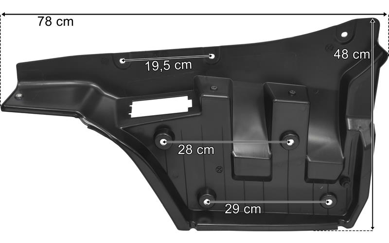 Renault Gama T Extension de Porte Intérieure Droite (Basse)