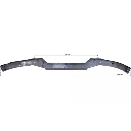Renault Gama T Front Panel Leiste (Silber)