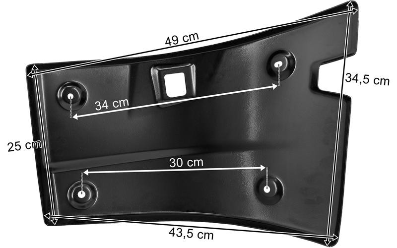 Renault Range T (2021-) Coin de Pare-chocs Droit En Acier
