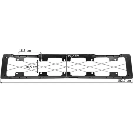 Renault Range T Evo (2021-) Grille Step Lower Inner (Metal)