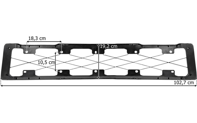 Renault Range T Evo (2021-) Grille Step Lower Inner (Metal)