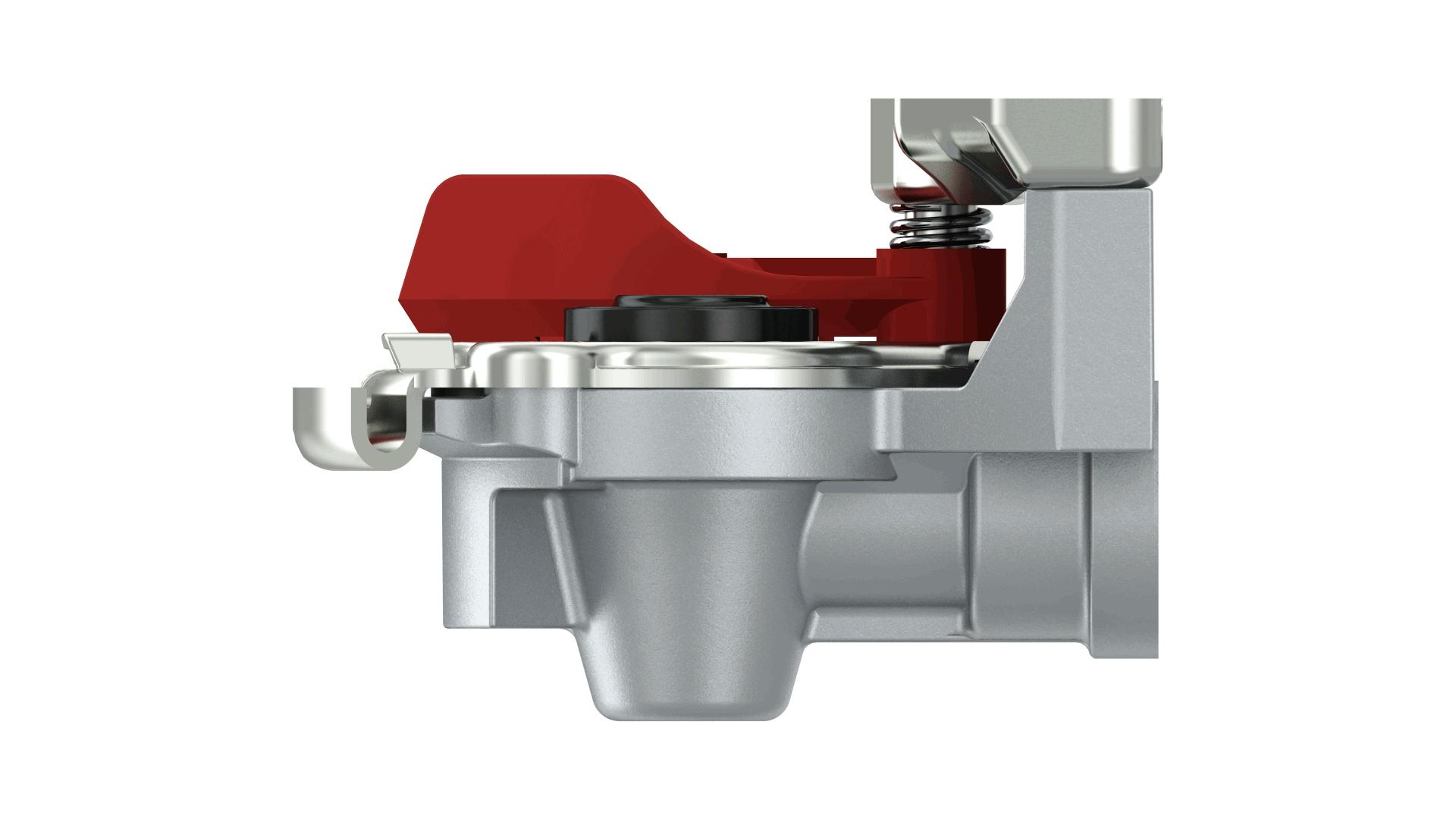 Tête D’accouplement Pneumatique M22 Souple Rouge