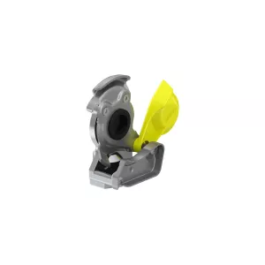 Pneumatic Coupling Head M22 Soft Yellow
