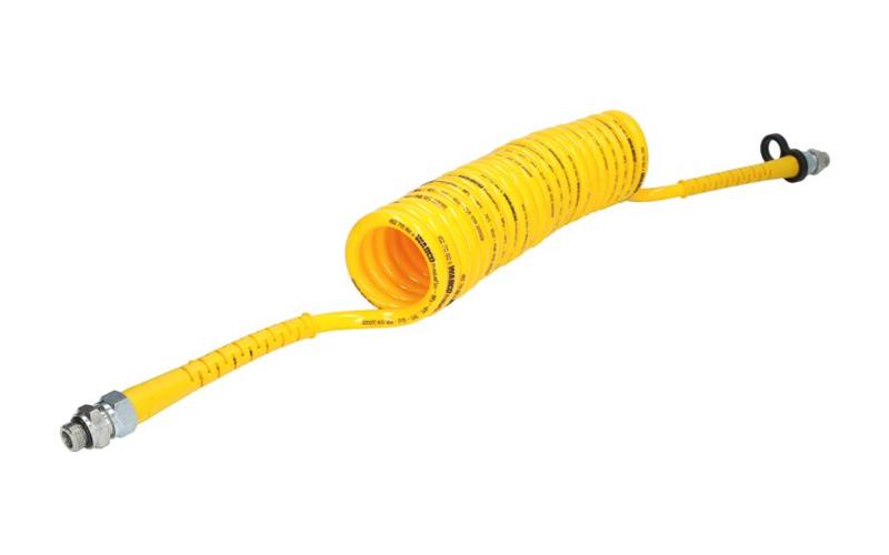 Tuyau Spiralé Pneumatique M16 Jaune