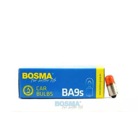 Bosma ЛАМПА 12V 4W BA9S ОРАНЖЕВАЯ