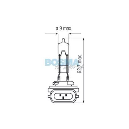 Bosma Bombilla 12,8V 50W 886 Pgj13