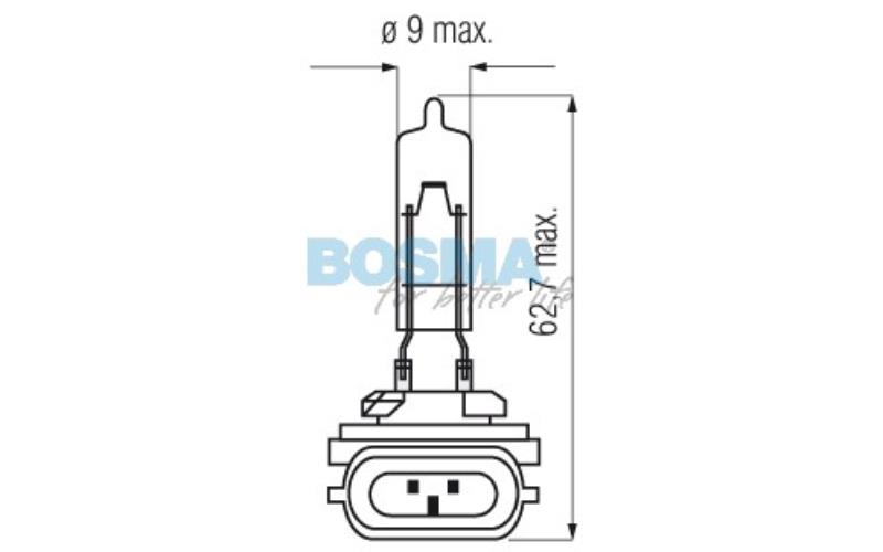 Bosma Bulb 12.8V 50W 886 Pgj13