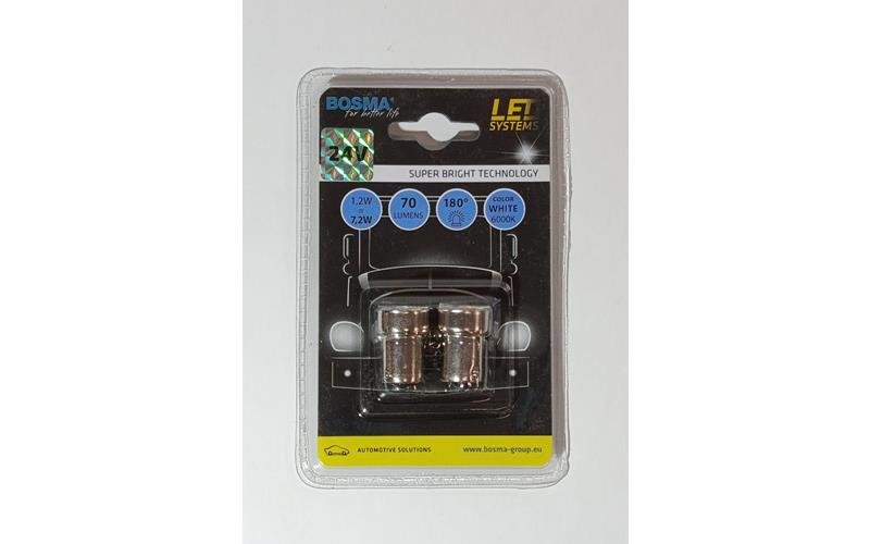 Bosma Bulb 24V 4xLED SMD5050 BA15S 6000k White