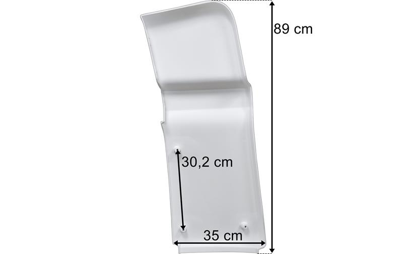 DAF XF105 Extension de Spoiler Supérieur Droite