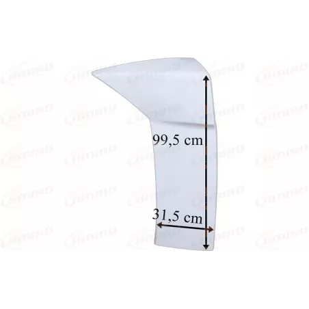 DAF 105 XF Super Space Cab Spoiler Zakabinowy Część Górna Lewa