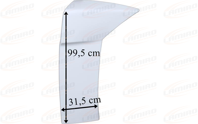 DAF 105 XF Super Space Spoiler Zakabinowy Część Górna Prawa