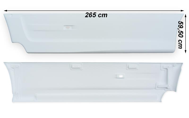 DAF XF105 Interaxle Side Skirt LH