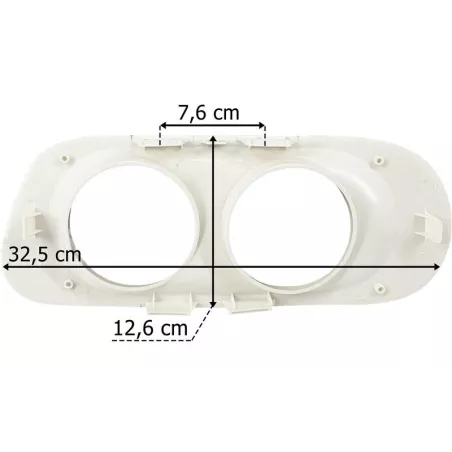 DAF XF105 Bumper Fog Lamp Frame RH